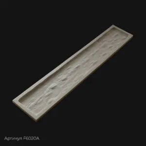 Готовая форма для 3D панелей Брашированное дерево F6020А